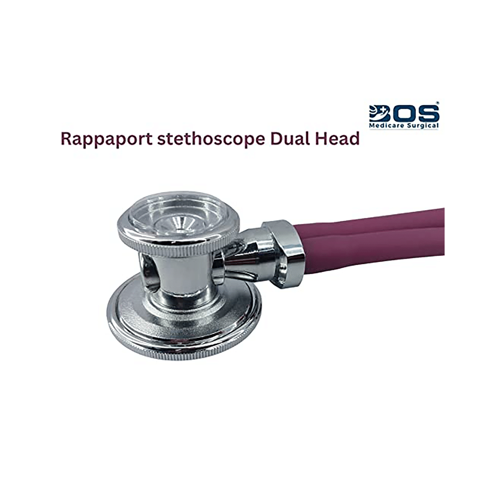 Bos Medicare Surgical Rappaport Stethoscope Dual Head Pink - Image 2