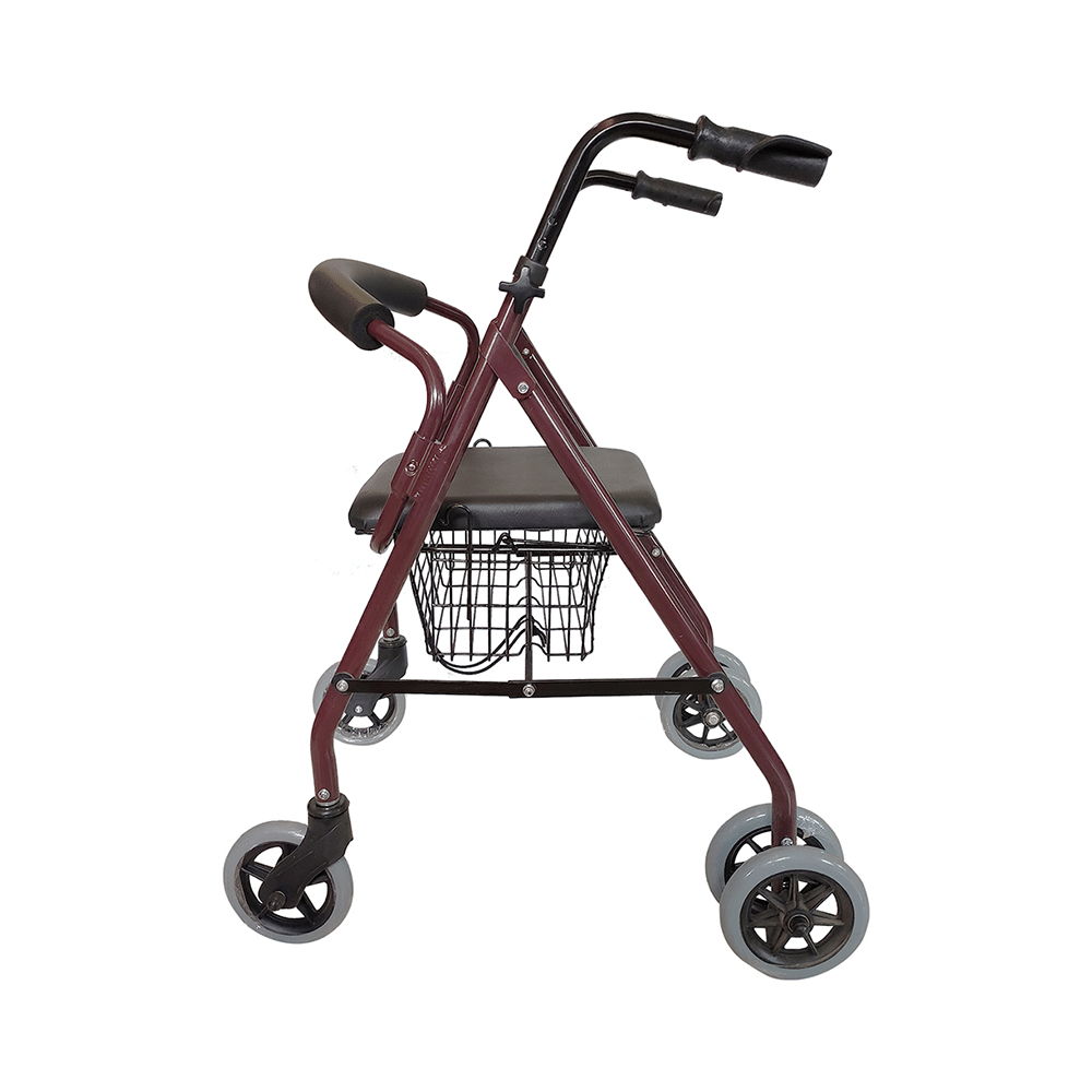 EASYCARE EC9141L Folding Rollator (Capacity 75kg) Black - Image 2