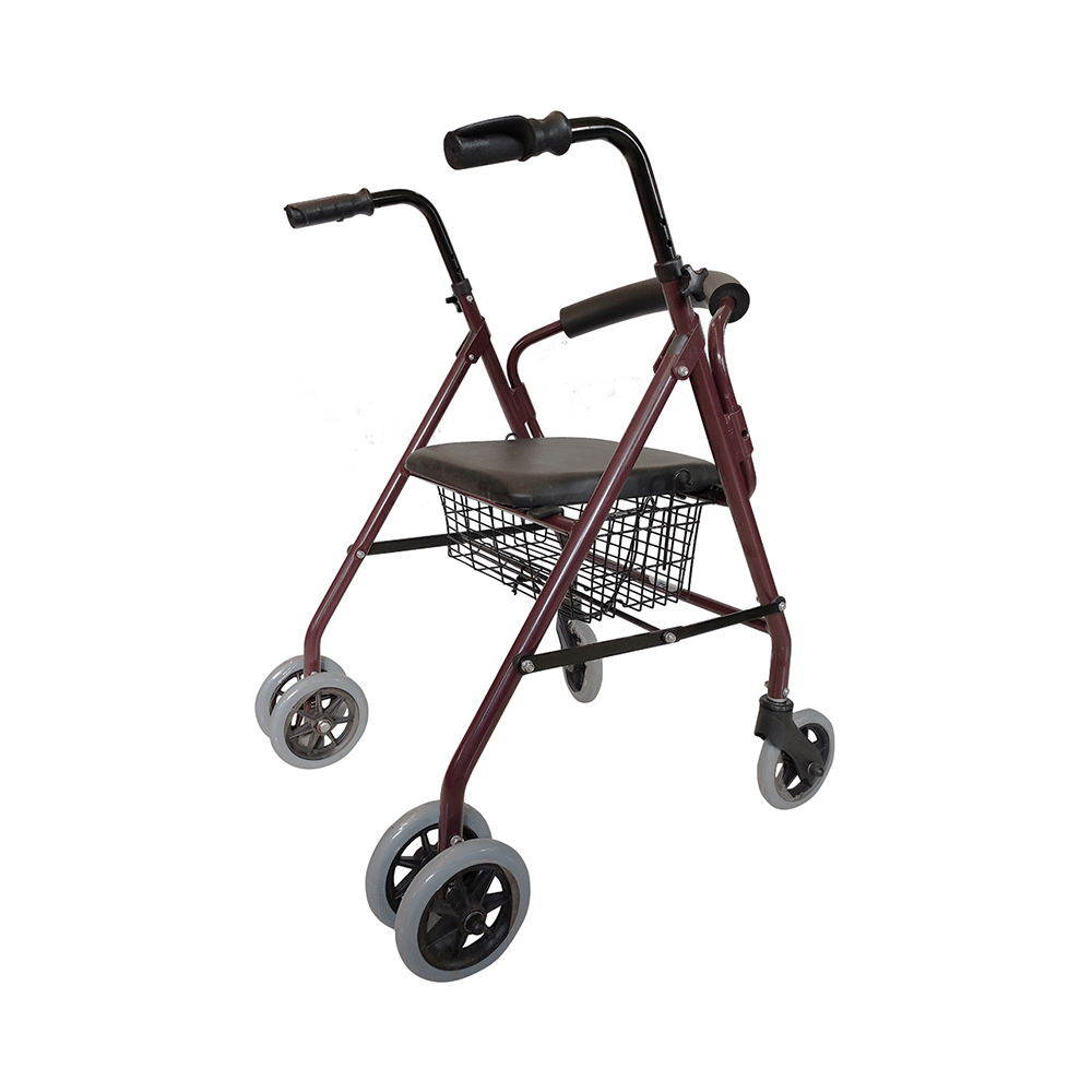 EASYCARE EC9141L Folding Rollator (Capacity 75kg) Black - Image 3