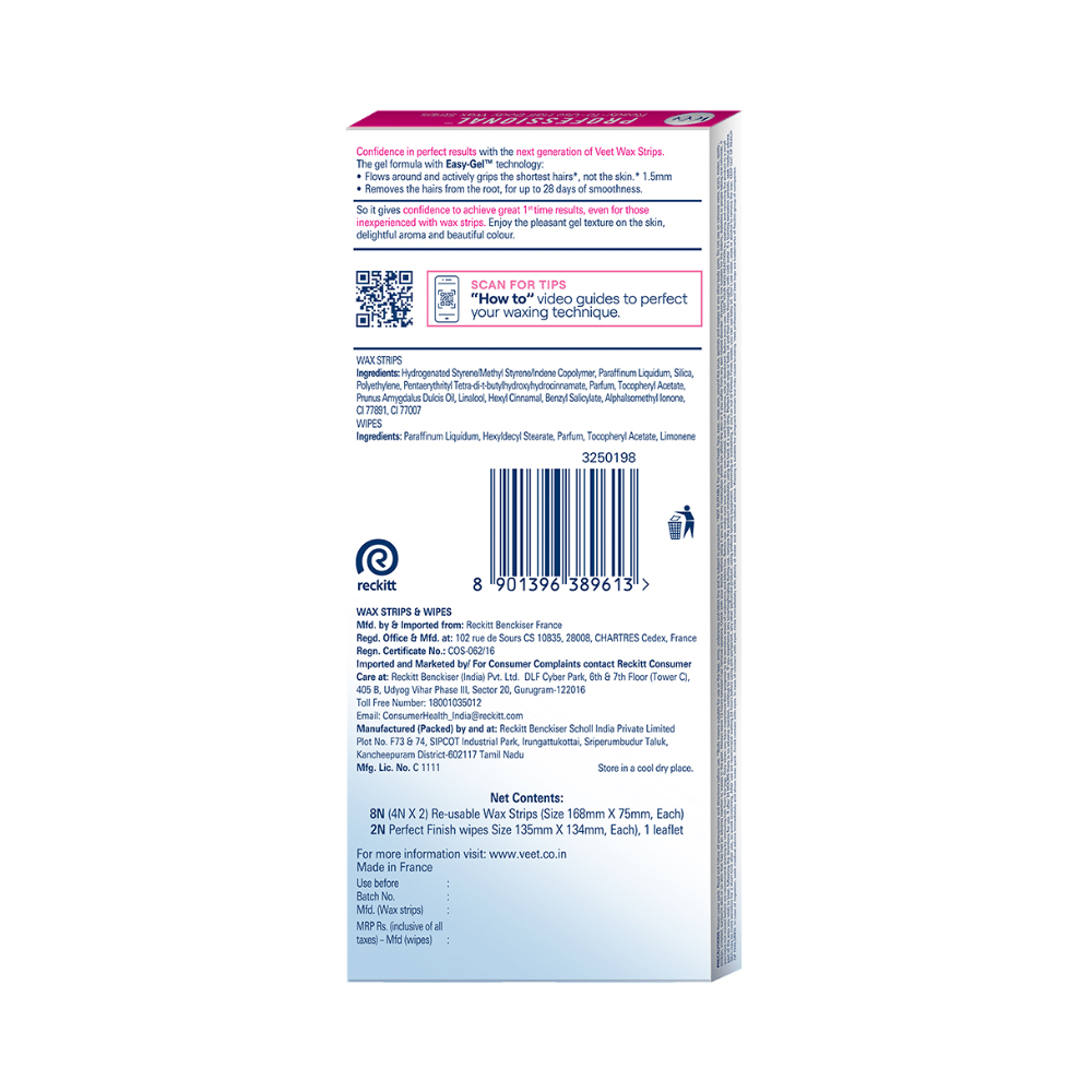 Veet Half Body Wax Strips Sensitive Skin - Image 2