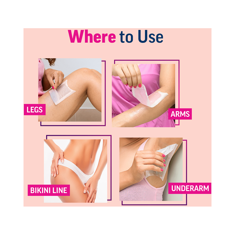 Veet Half Body Wax Strips Sensitive Skin - Image 12