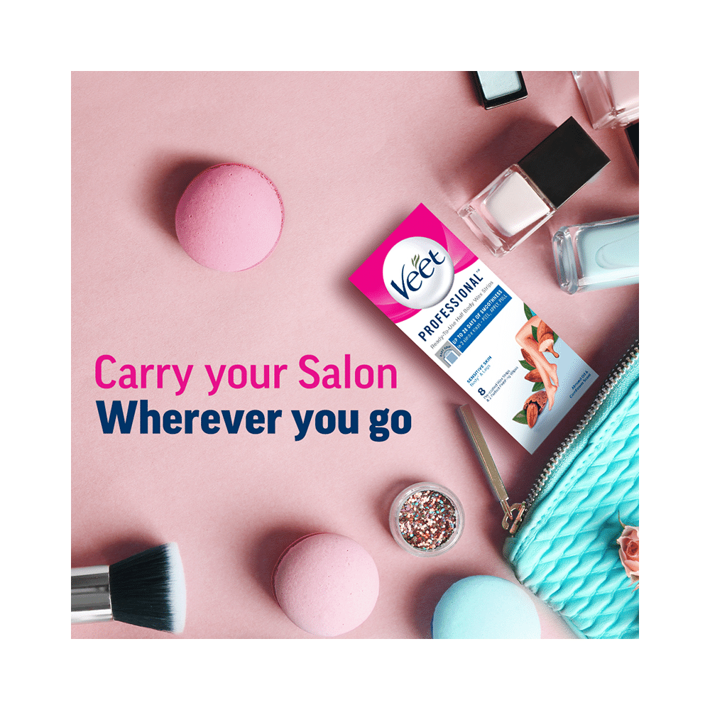 Veet Half Body Wax Strips Sensitive Skin - Image 13