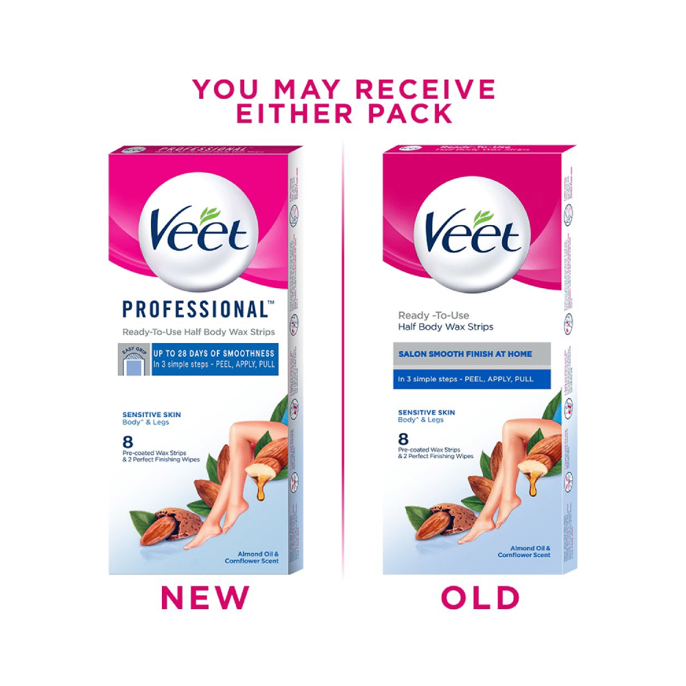 Veet Half Body Wax Strips Sensitive Skin - Image 3
