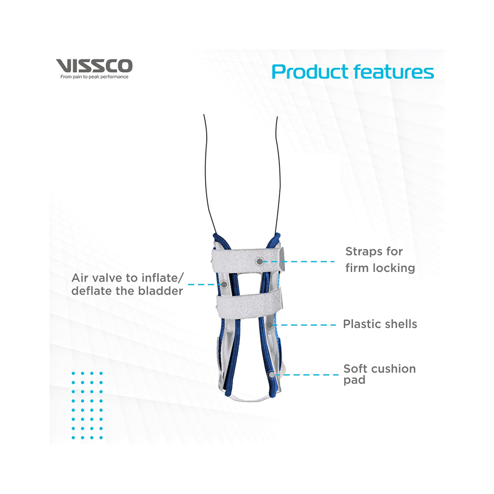 Vissco Core 0721 Air Ankle Brace Universal Blue - Image 4