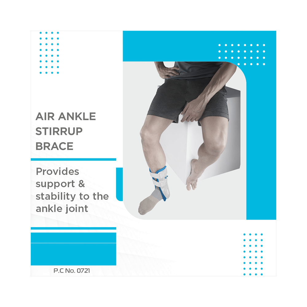 Vissco Core 0721 Air Ankle Brace Universal Blue - Image 3