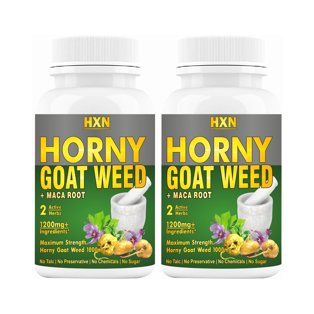 HXN Horny Goat Weed + Maca Root Tablet (60 Each) - Image 1