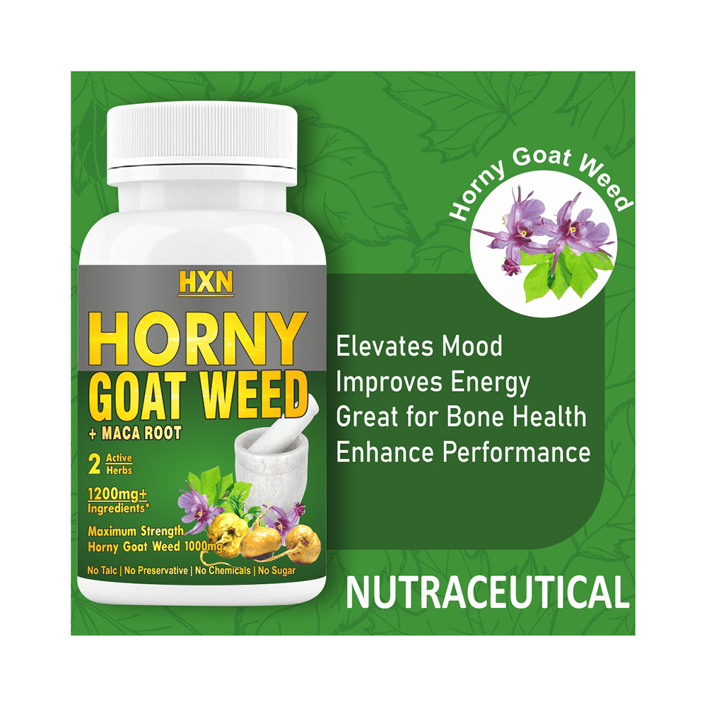 HXN Horny Goat Weed + Maca Root Tablet (60 Each) - Image 5