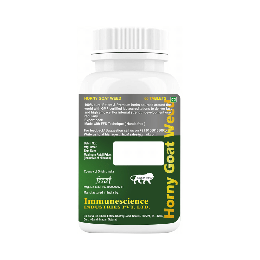 HXN Horny Goat Weed + Maca Root Tablet (60 Each) - Image 3
