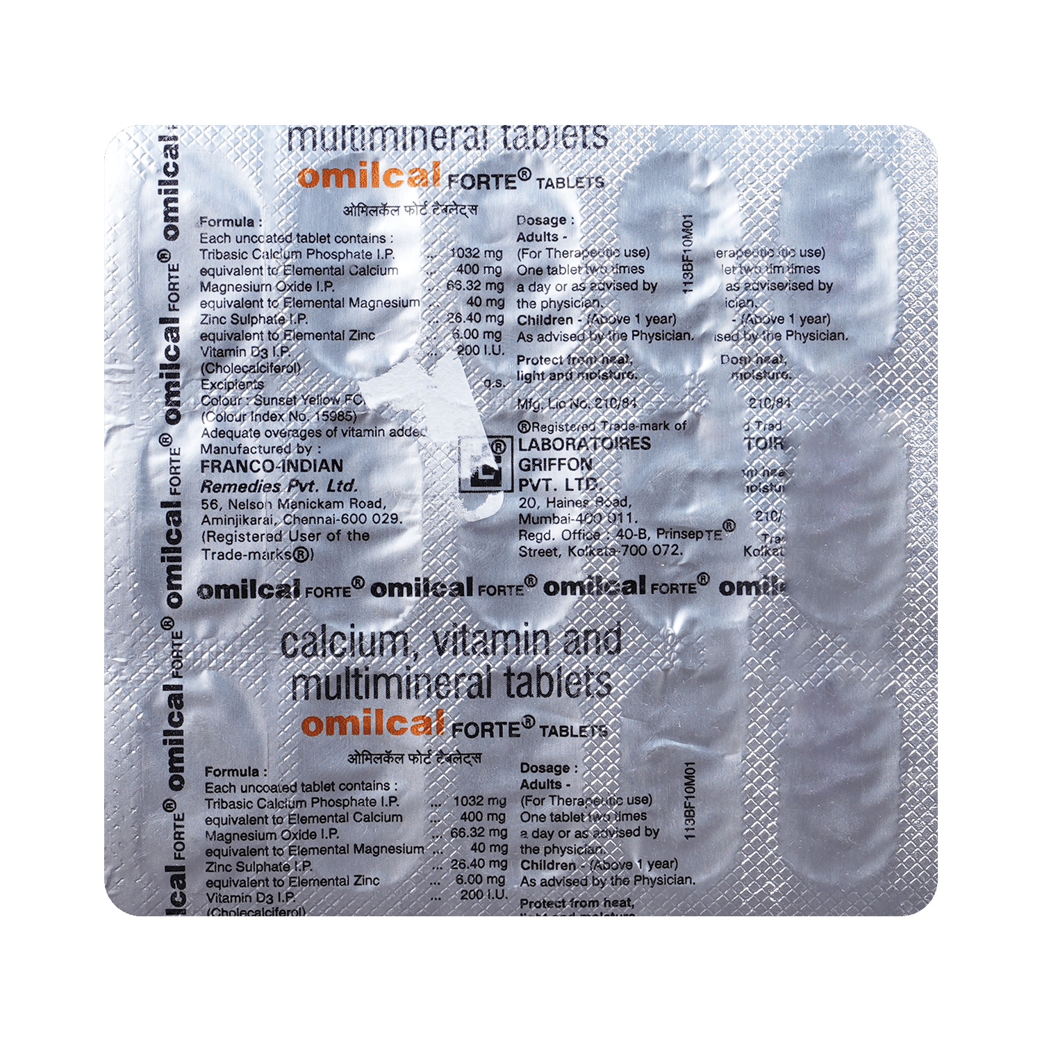 Omilcal Forte Tablet - Image 6