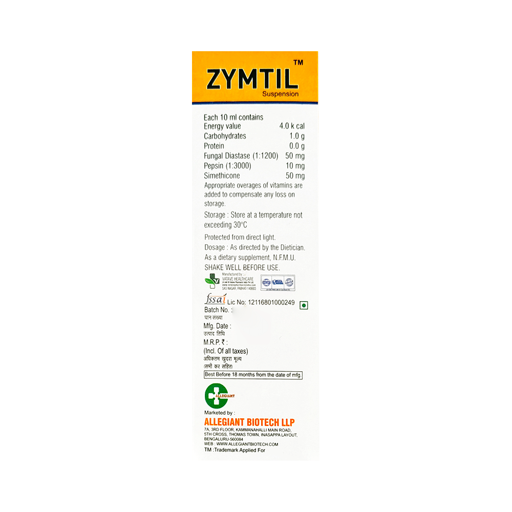 Zymtil Oral Suspension Pineapple - Image 2