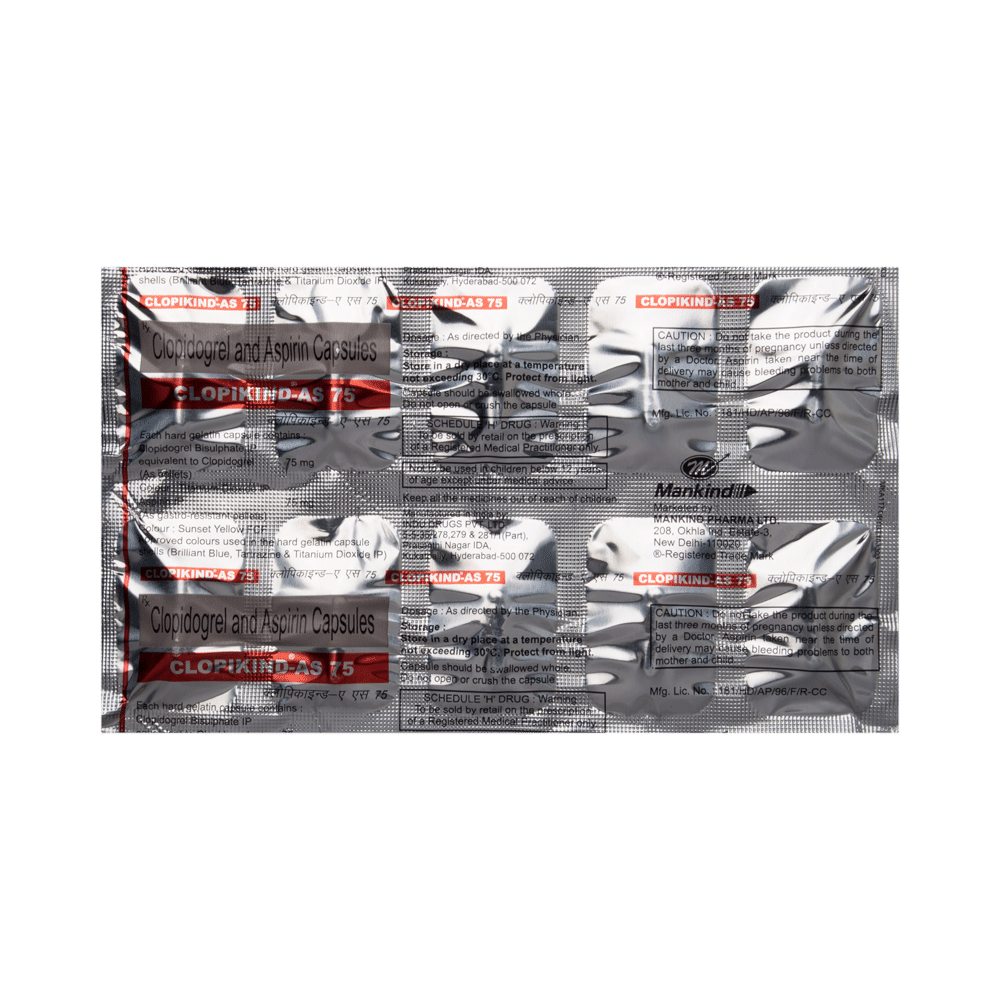 Clopikind-AS 75 Capsule - Image 4
