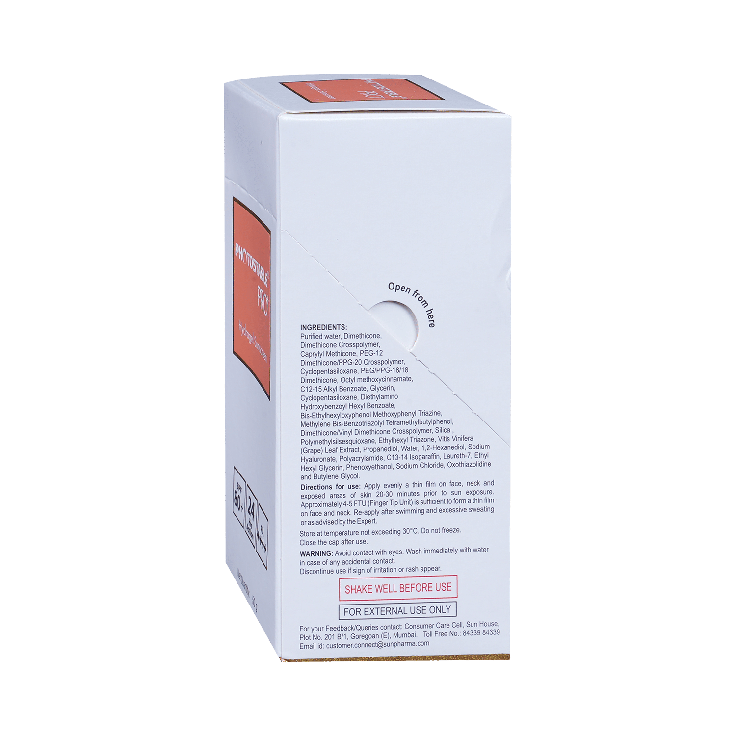 Photostable Pro+ Hydragel Sunscreen SPF 80+ - Image 3