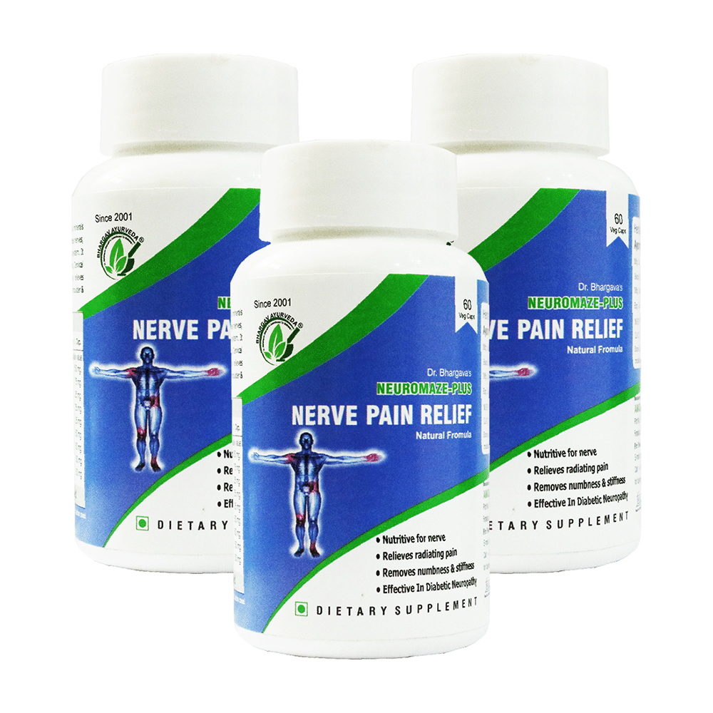 Dr.Bhargav’s Neuromaze-Plus Nerve Pain Relief Veg Capsules (60 Each)