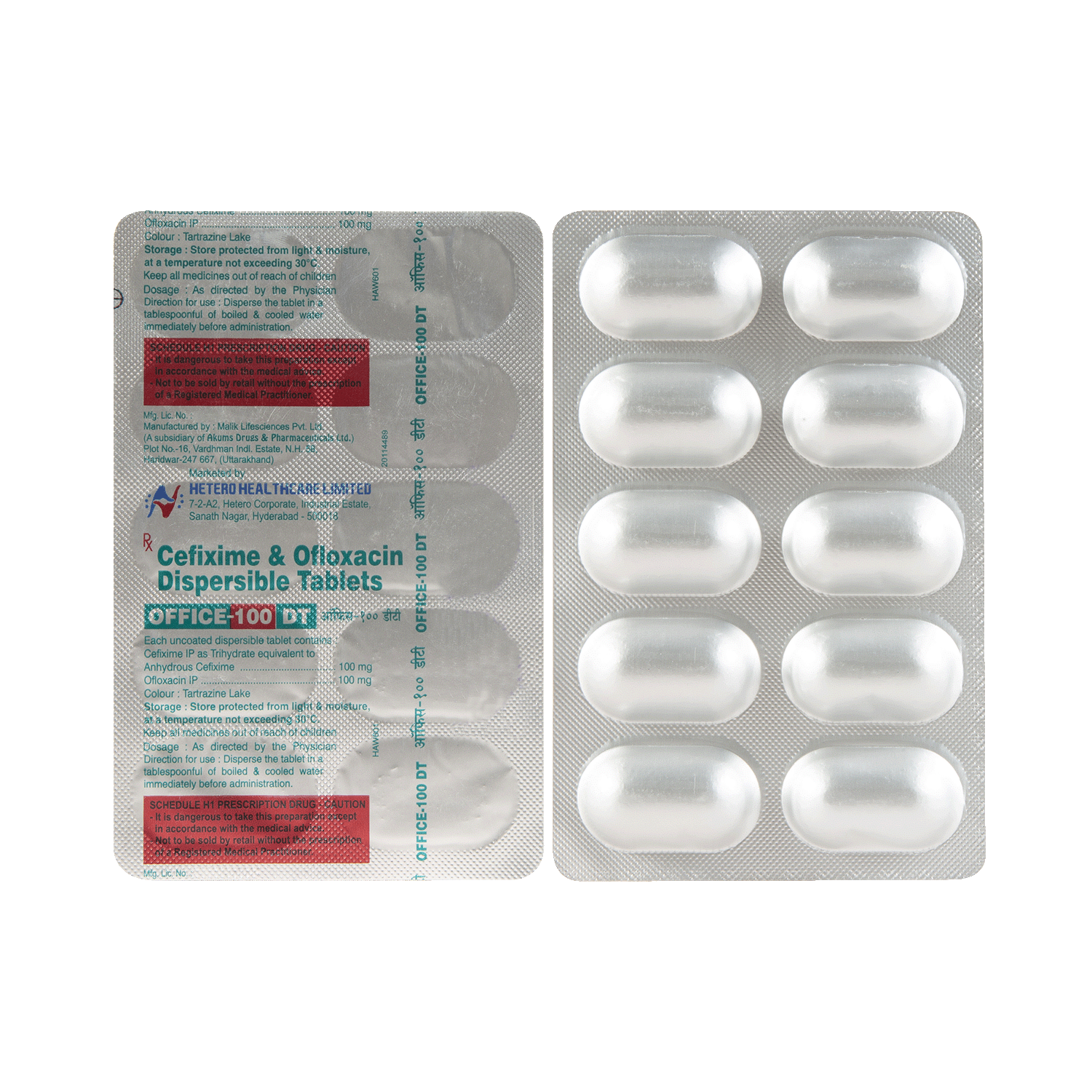 Office 100 mg/100 mg Tablet