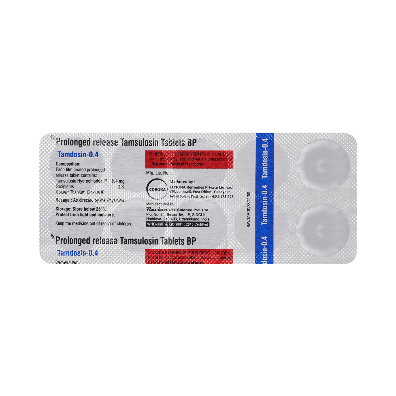 Tamdosin 0.4 Tablet PR - Image 3