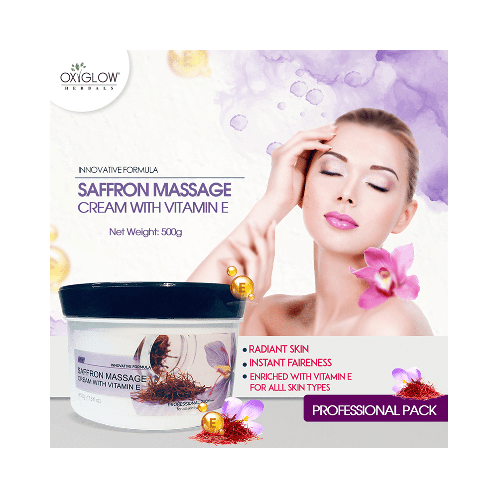 Oxyglow Herbals Saffron Massage Cream - Image 6
