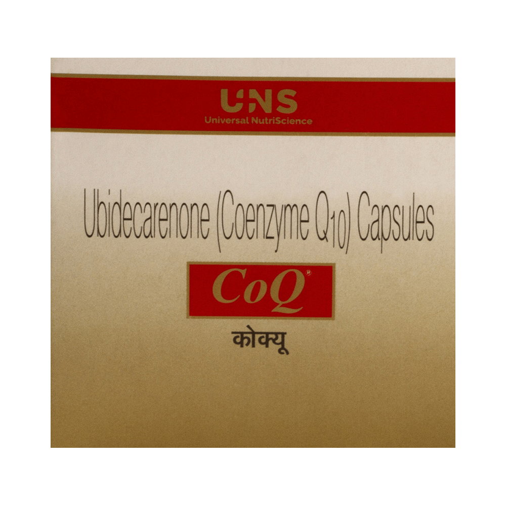 CoQ 30mg Coenzyme Q10 Health Supplement Capsule - Image 1