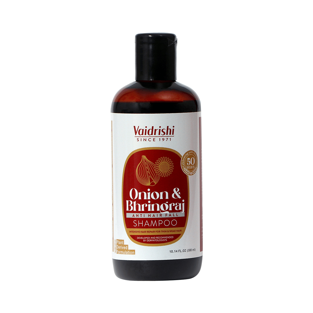 Vaidrishi Onion & Bhringraj Anti Hair Fall Shampoo - Image 1