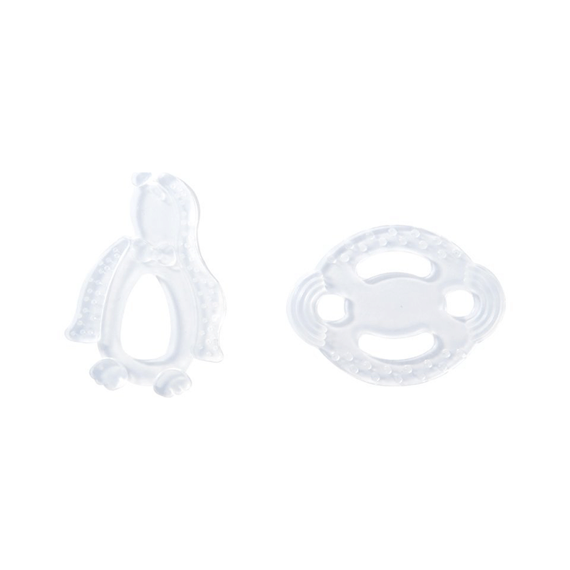 Mee Mee Multi-Textured Silicone Teether White - Image 2