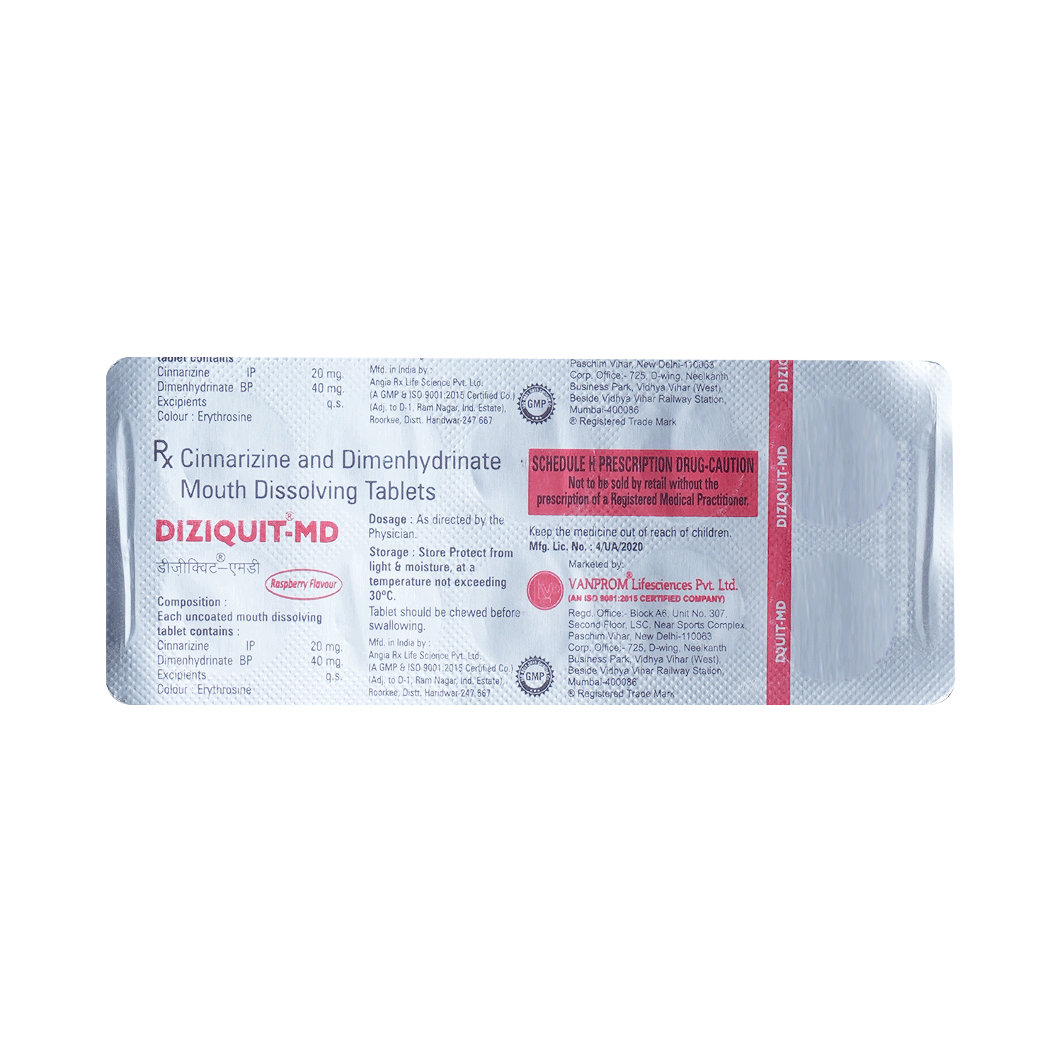 Diziquit-MD Tablet Raspberry - Image 3