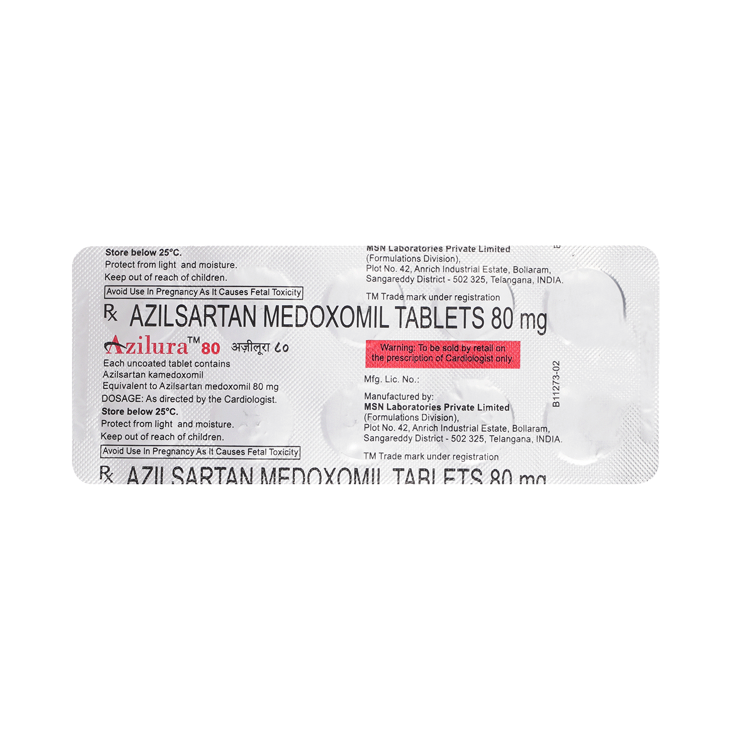 Azilura 80 Tablet - Image 3