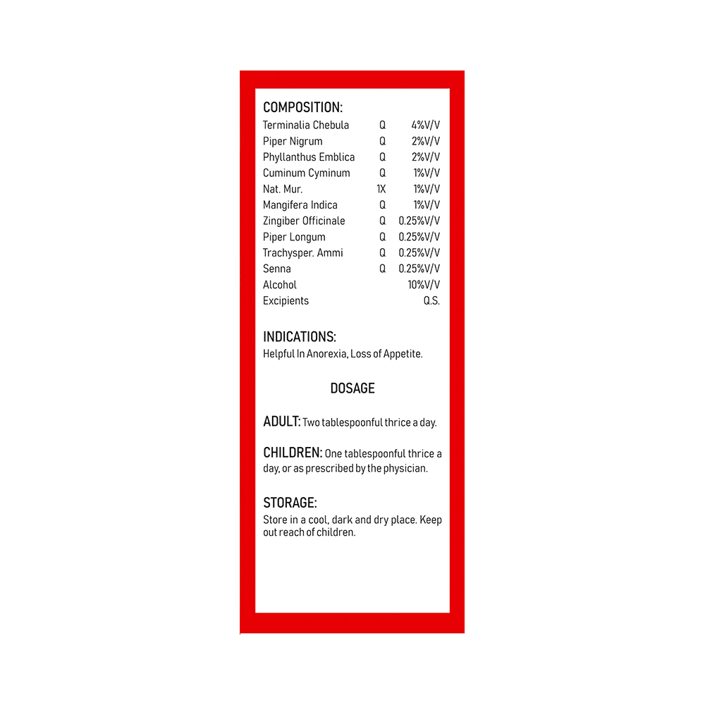 Dr Kushwah's Appetizer Liquid Sugar Free - Image 2