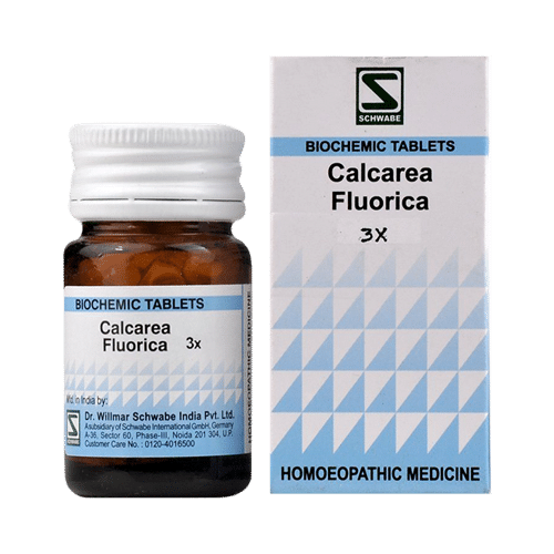 Dr Willmar Schwabe India Calcarea Fluorica Biochemic Tablet 3X - Image 1