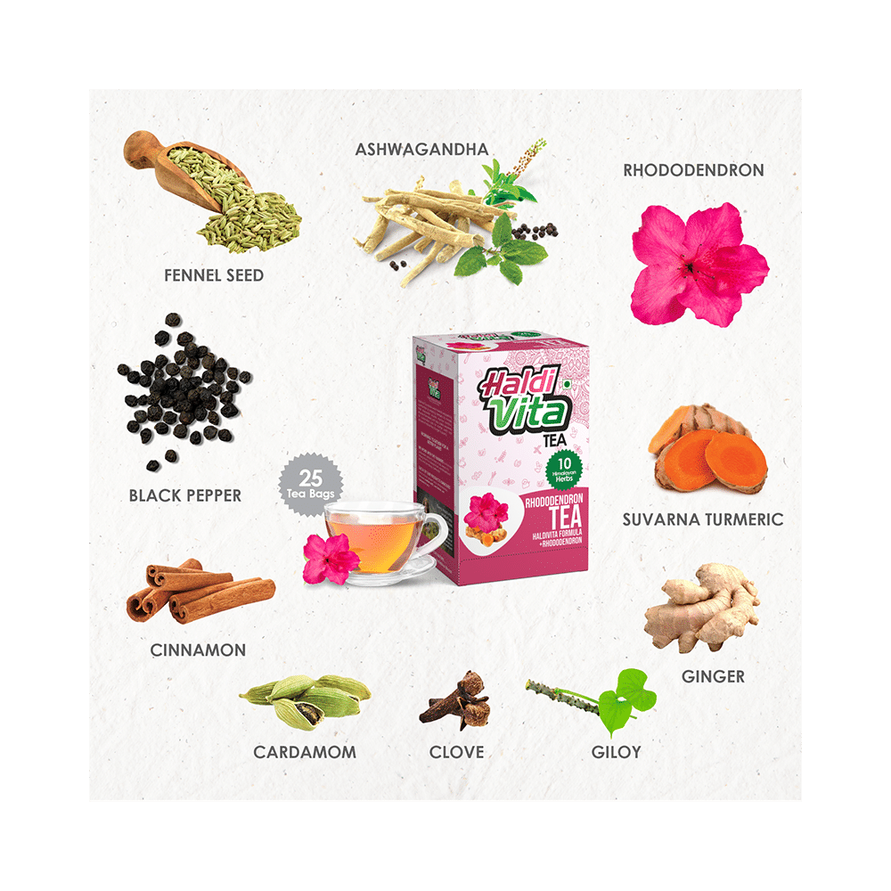 Haldivita Rhododendron Tea (25 Bags Each) - Image 4