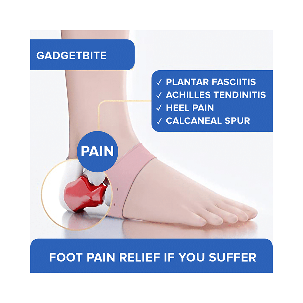 Dr Foot Anti Crack Silicone Gel Heel Pad Socks - Image 3