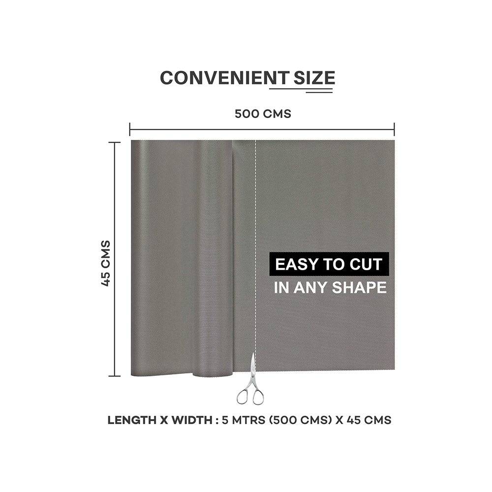 Spotview Premium Multi-Purpose Anti Slip Mat with Natraj Cutter Free 5m x 45cm Grey - Image 2
