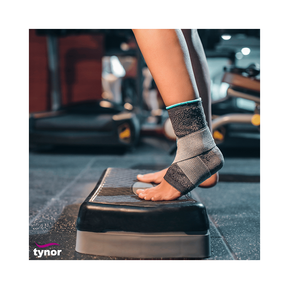Tynor D 53 Ankle Binder Urbane XL Grey - Image 6