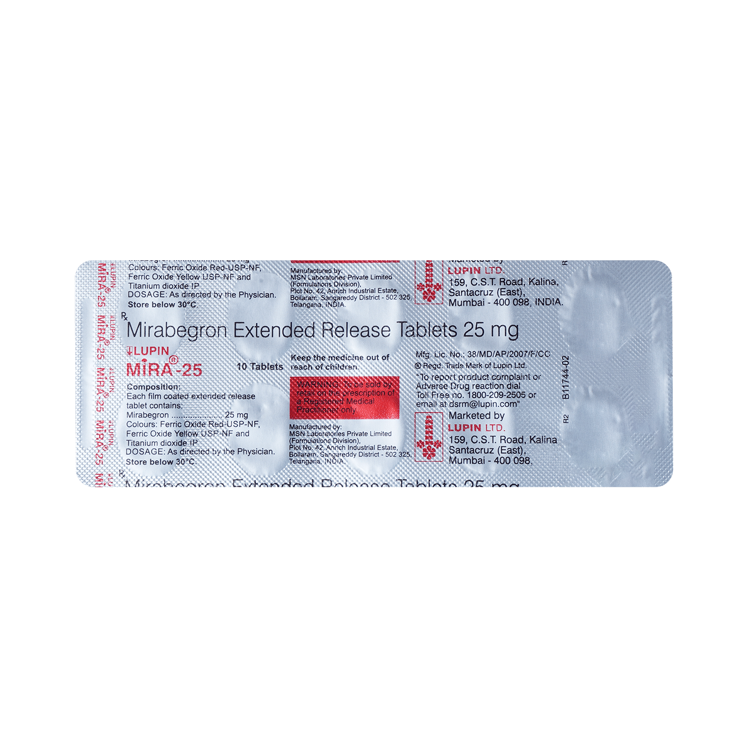 Lupin Mira 25 Tablet ER - Image 6