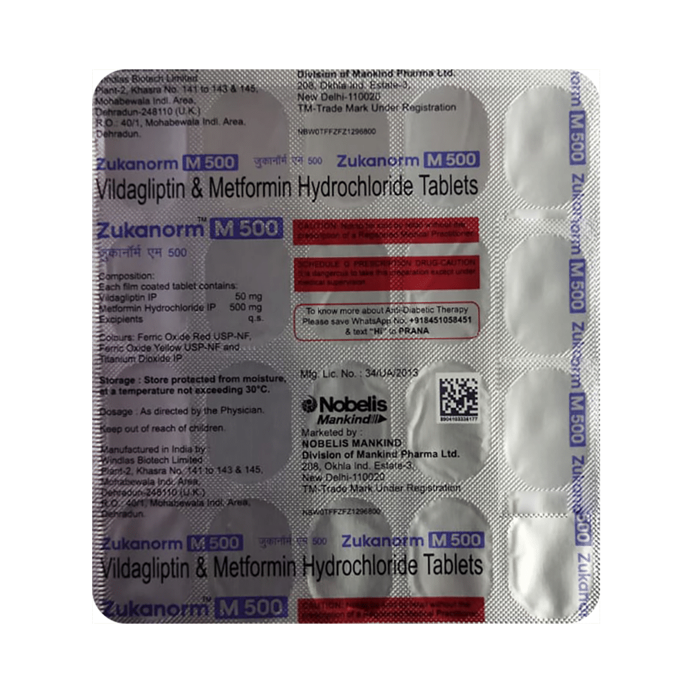 Zukanorm M 500 Tablet - Image 3