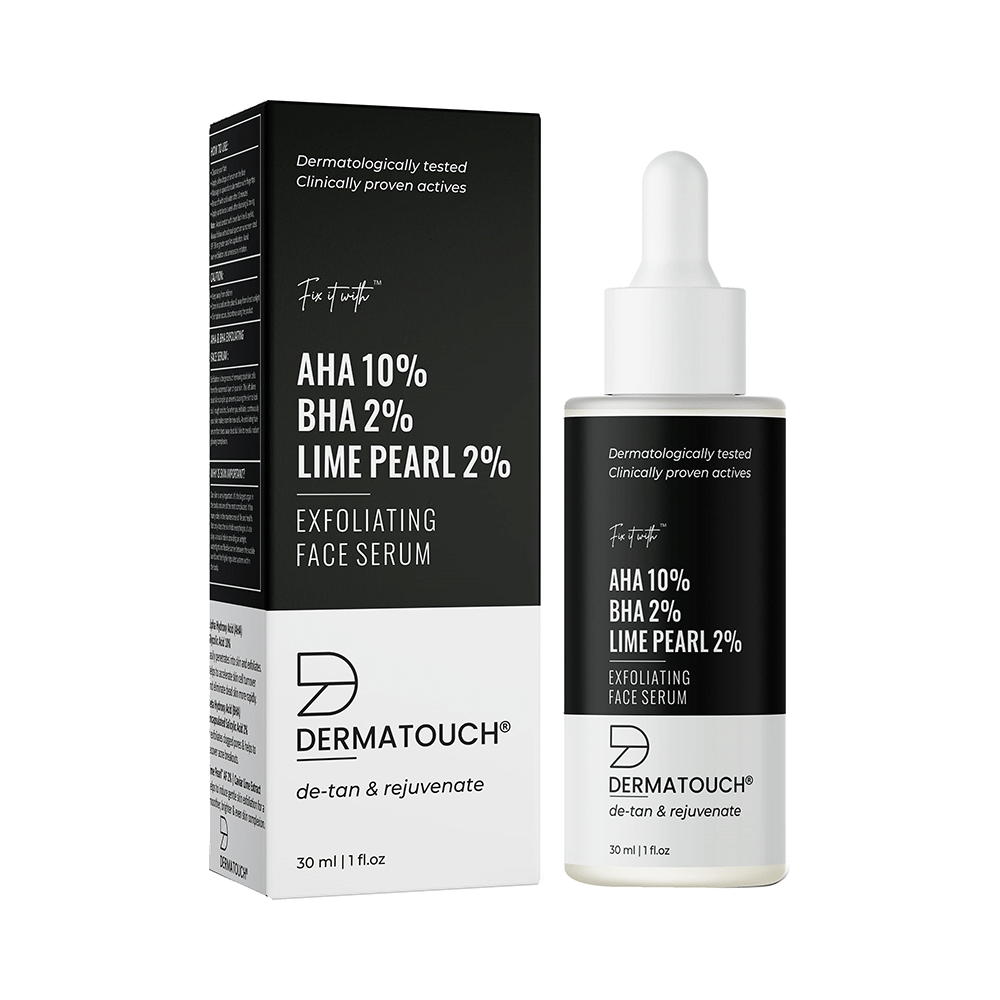 Dermatouch AHA 10% BHA 2% Lime Pearl 2% Exfoliating Face Serum - Image 1