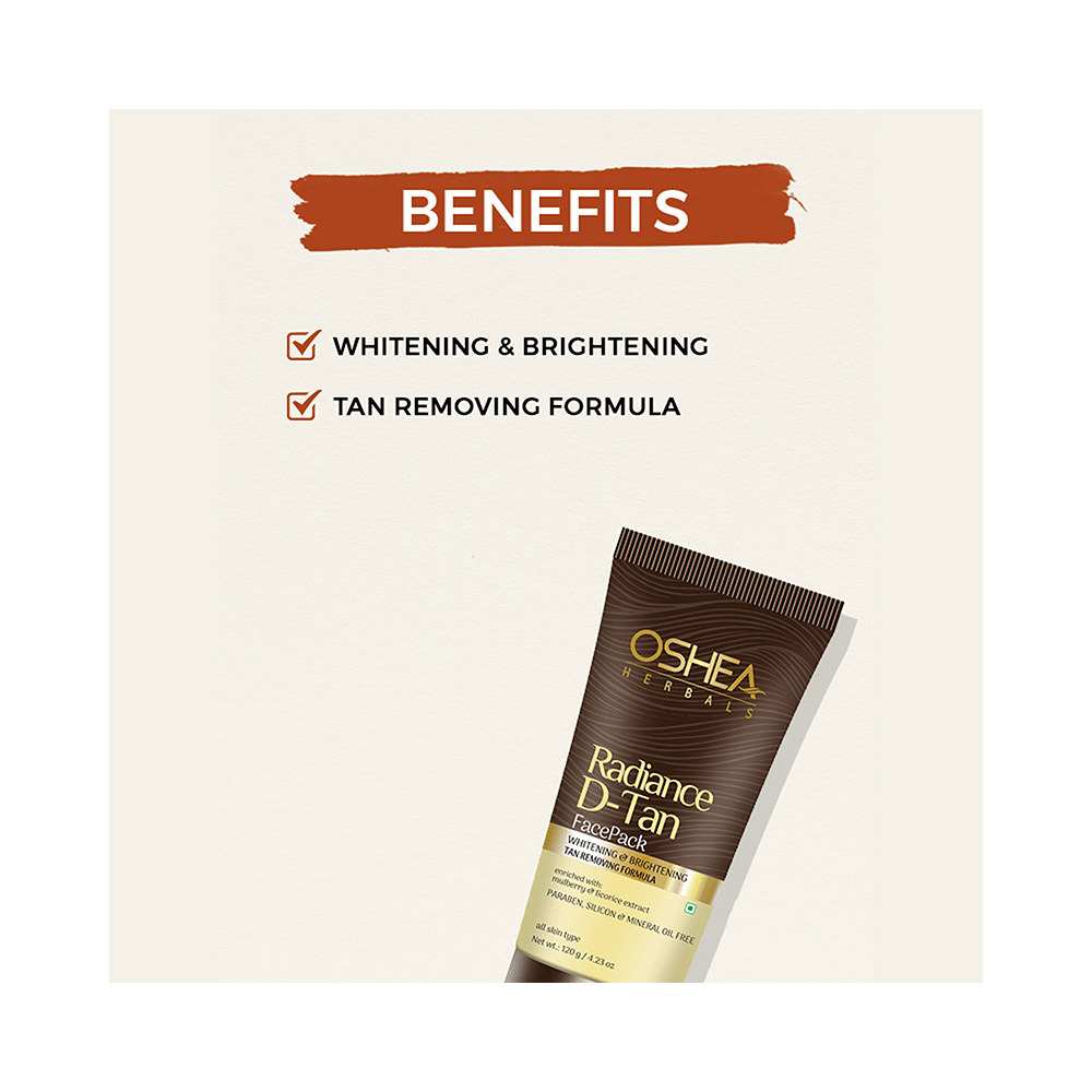 Oshea Herbals Radiance D-Tan Face Pack - Image 4