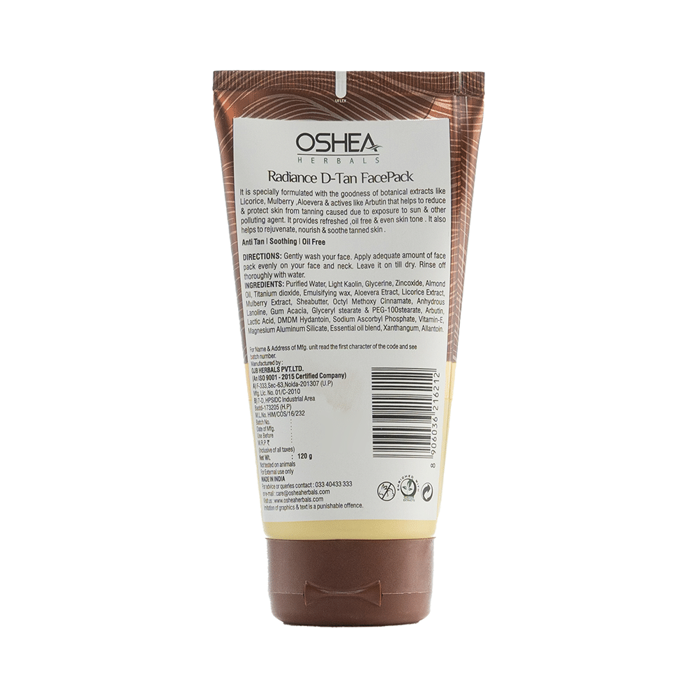 Oshea Herbals Radiance D-Tan Face Pack - Image 2