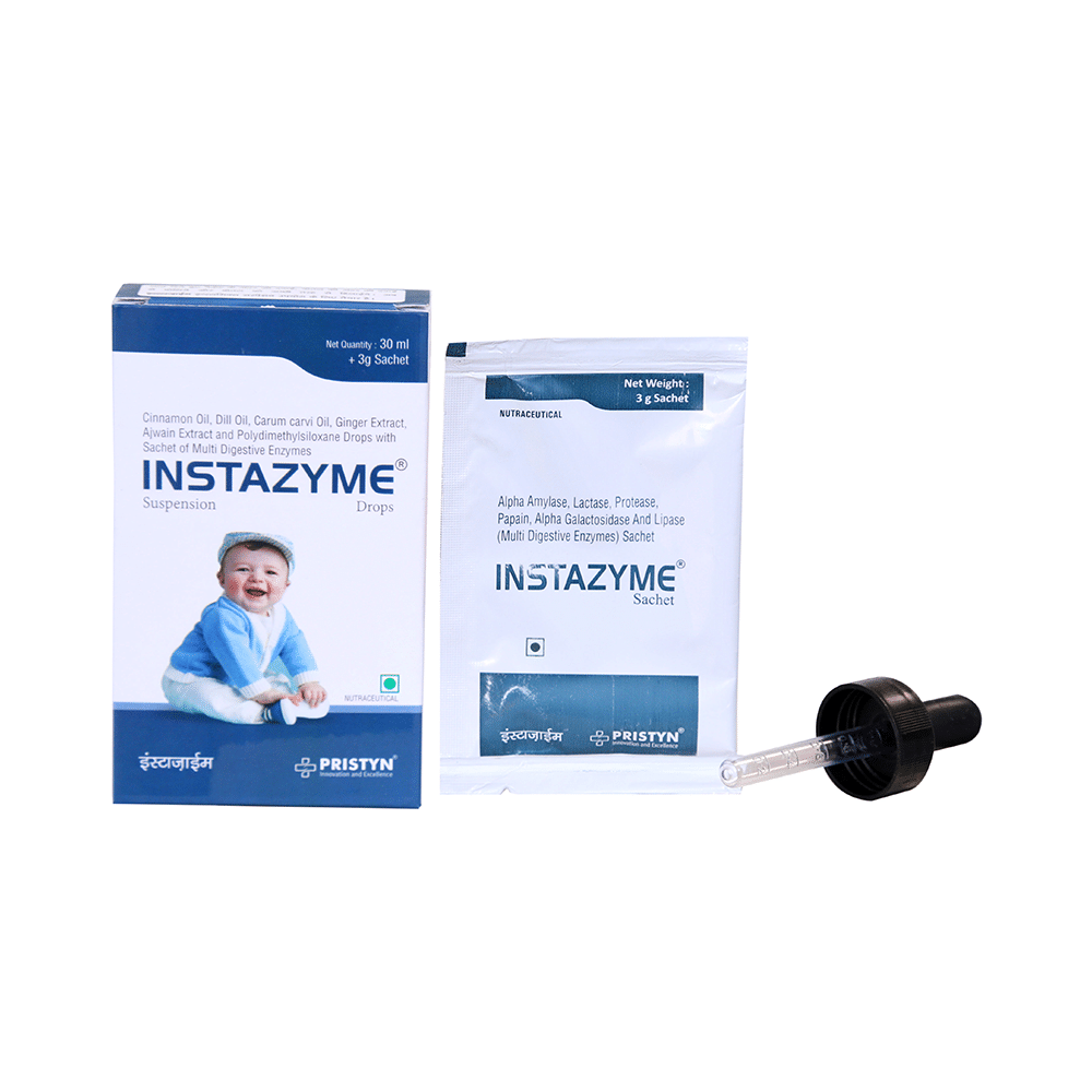 Pristyn Combo Pack of Instazyme Drop 30ml with Instazyme Sachet 3gm