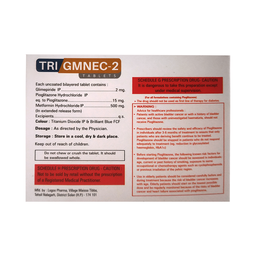 Tri Gmnec 2 Tablet ER - Image 2