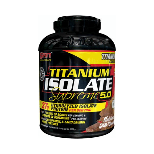 SAN Titanium Isolate Supreme 5.0 Delicious Milk Chocolate - Image 1