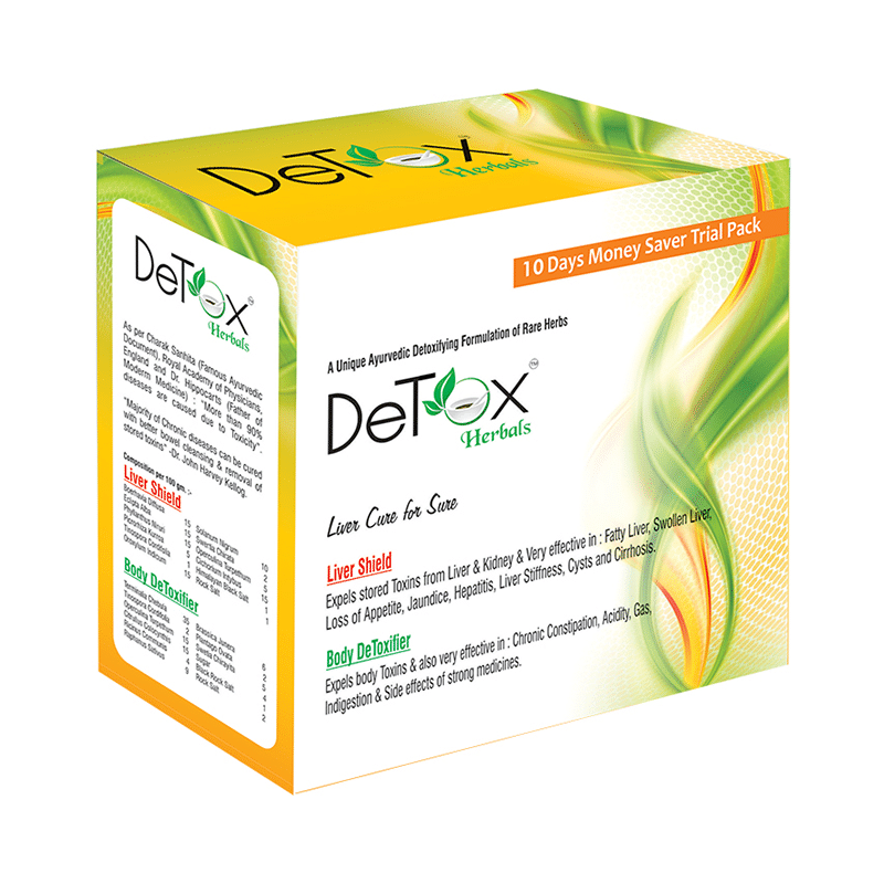 Detox Herbal Liver Shield & Body DeToxifier 10 Days Money Saver Trial Pack - Image 2