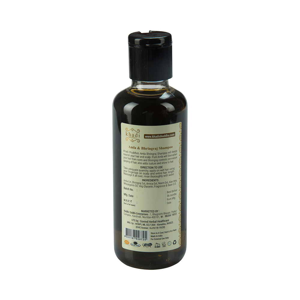 Khadi Shuddha Shampoo Amla and Bhringraj - Image 2