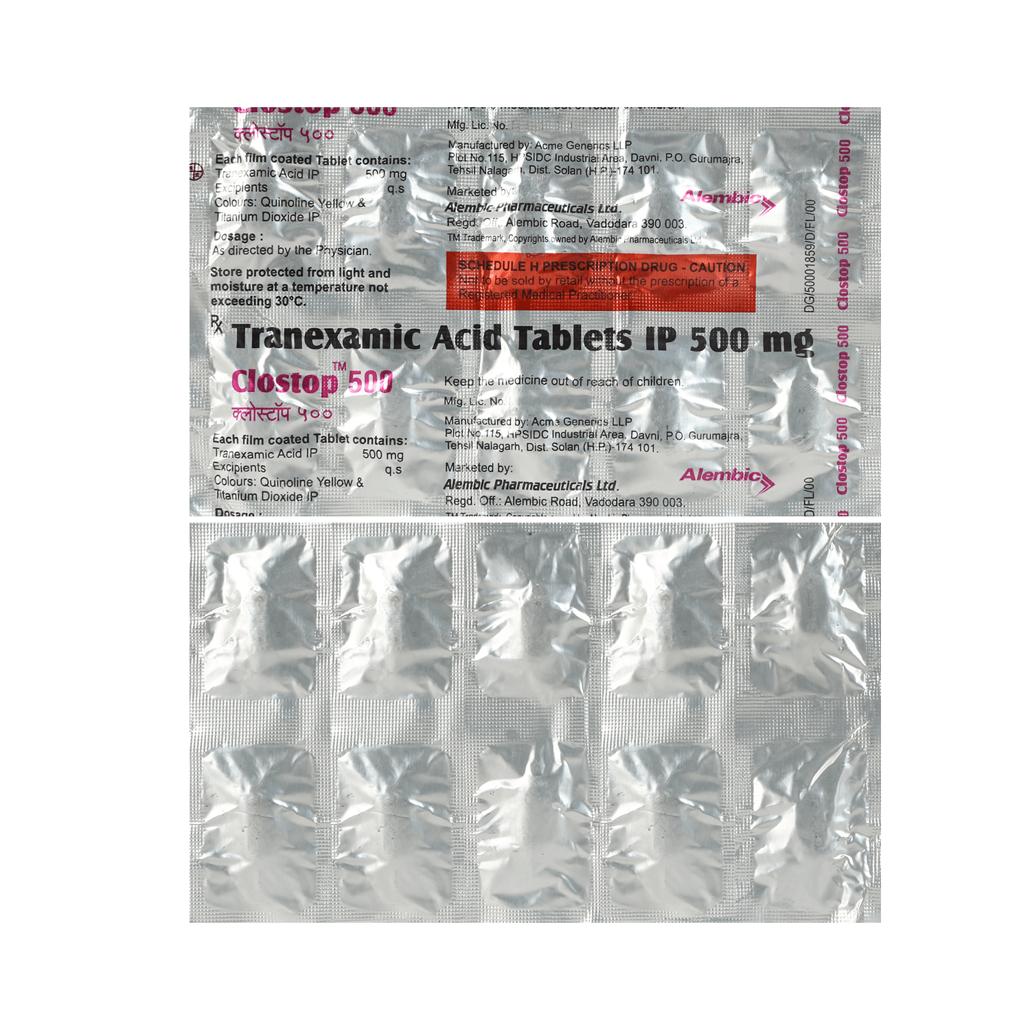 Clostop 500 Tablet - Image 1