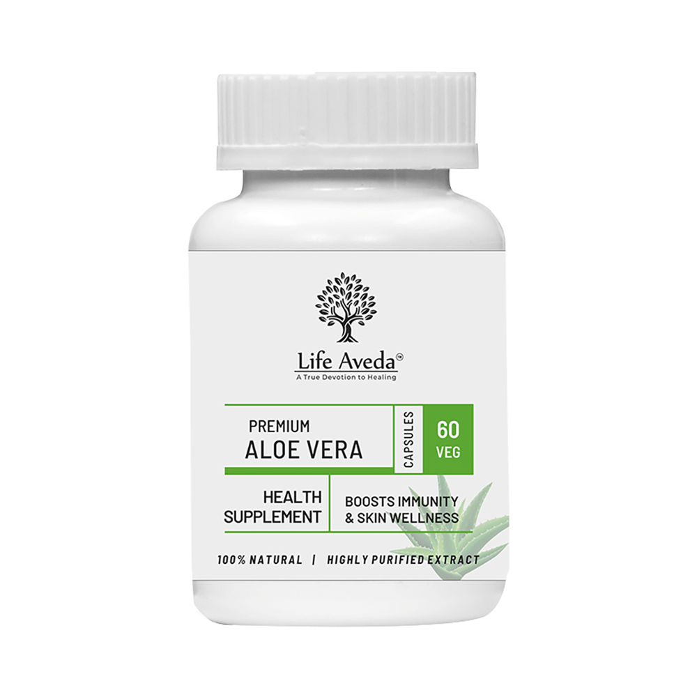 Life Aveda Premium Aloe Vera Veg Capsule - Image 1
