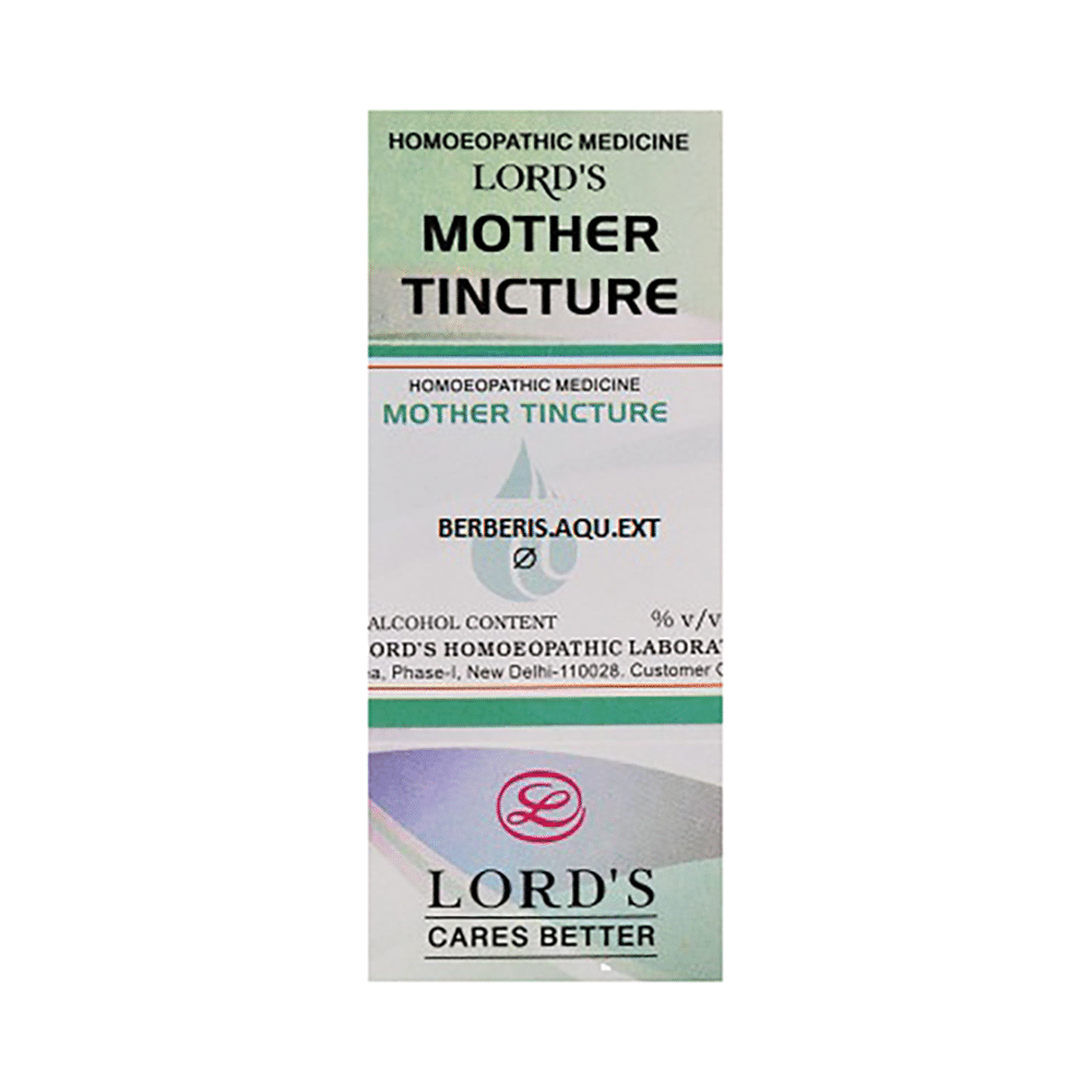 Lord's Berberis Aqu Ext Mother Tincture Q