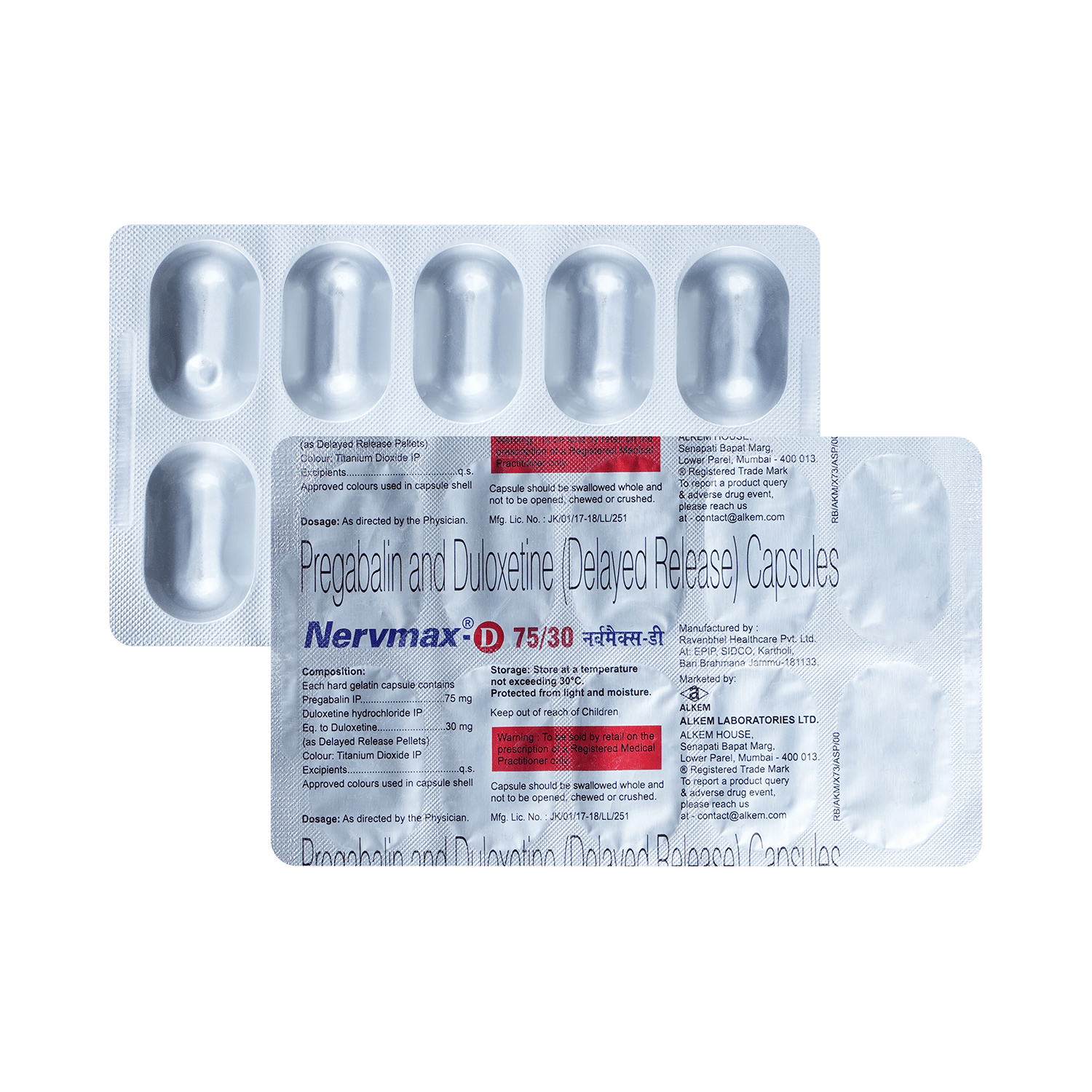 Nervmax-D 75/30 Capsule DR - Image 1