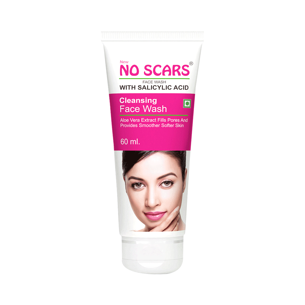 NO Scars with Salicylic Acid Cleansing Face Wash ( 60ml) - Image 1