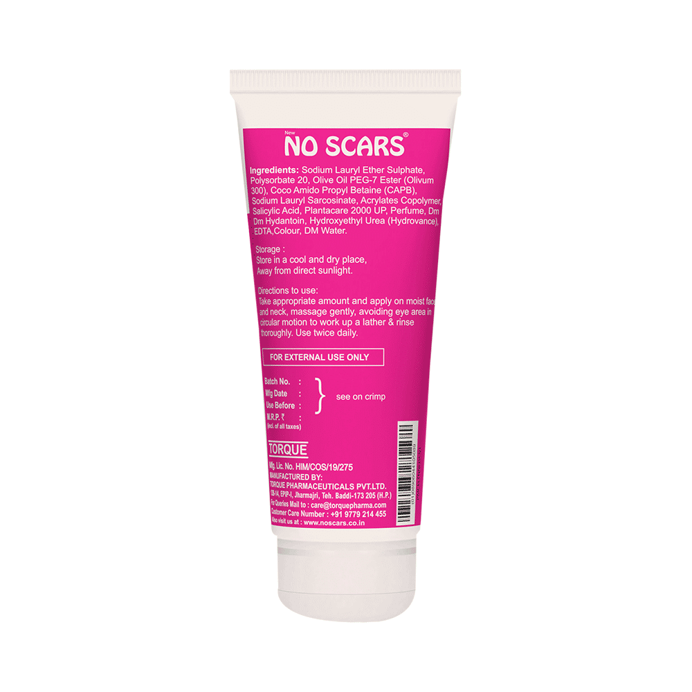 NO Scars with Salicylic Acid Cleansing Face Wash ( 60ml) - Image 2