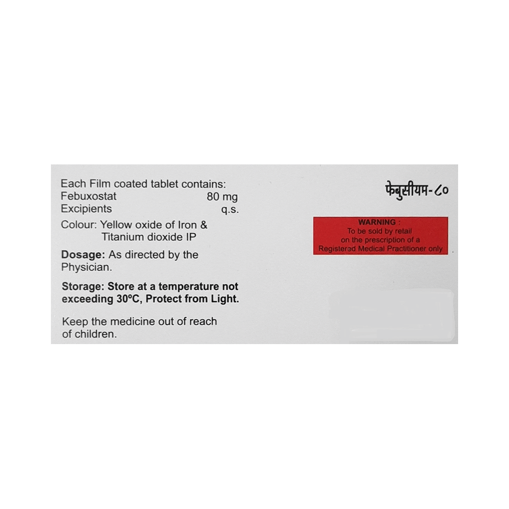 Febuceum 80 Tablet - Image 2