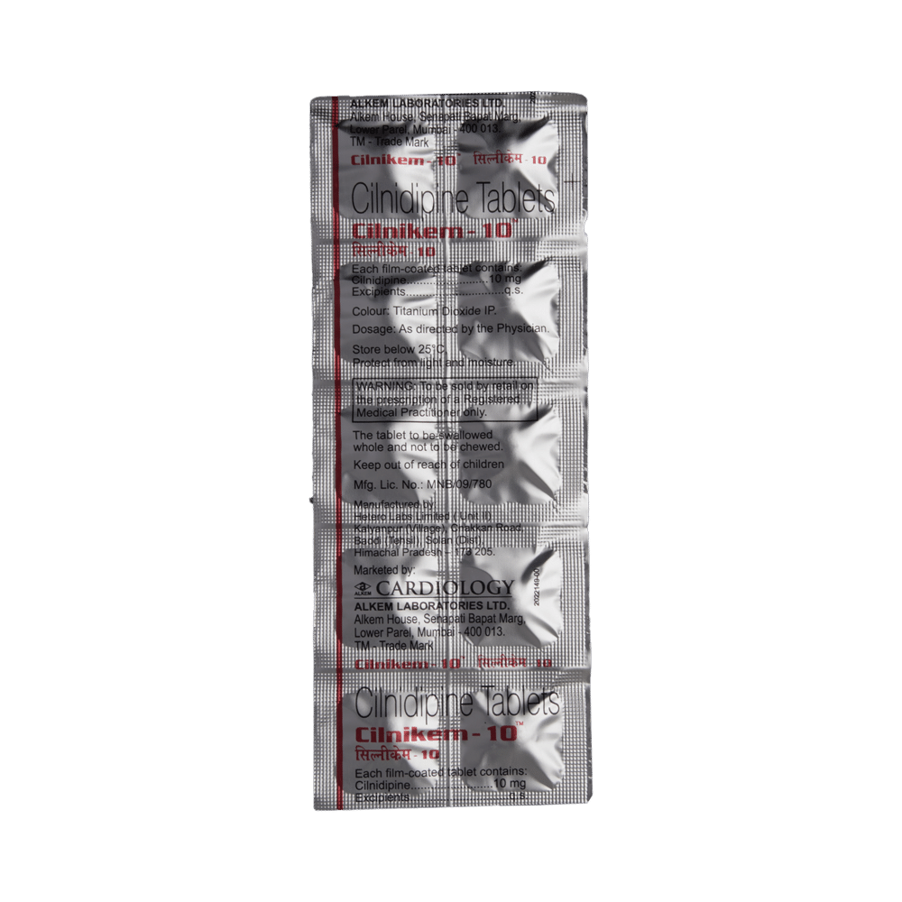 Cilnikem 10 Tablet - Image 4