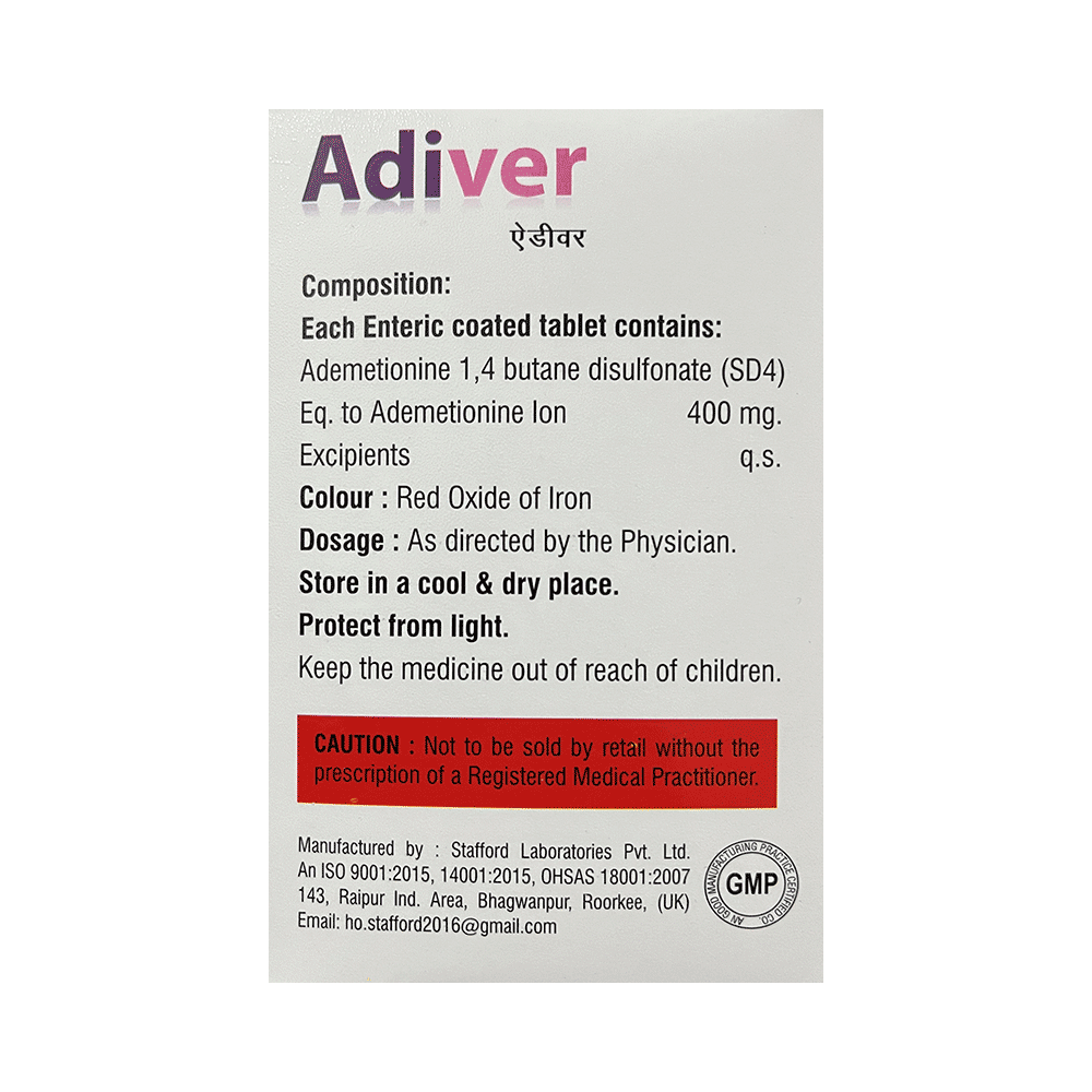 Adiver 400mg Tablet - Image 2